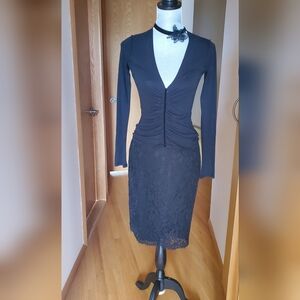 BNWT  RALPH LAUREN  BLACK  LACE SKIRT